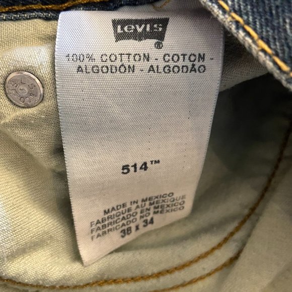 Levi's 514 Straight Jeans - 38x34 - Picture 5 of 7
